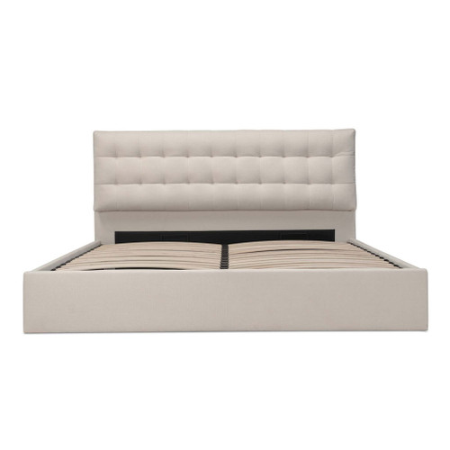 Sebastion - Queen Storage Bed - Cream