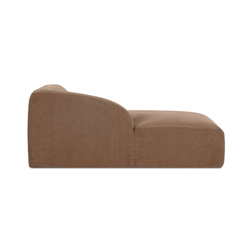 Isla - Left Arm Facing Chaise - Light Brown