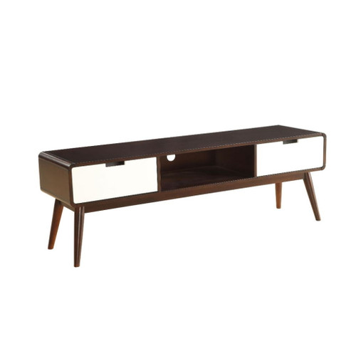 Christa - TV Stand - Espresso & White Christa - TV Stand - Espresso & White