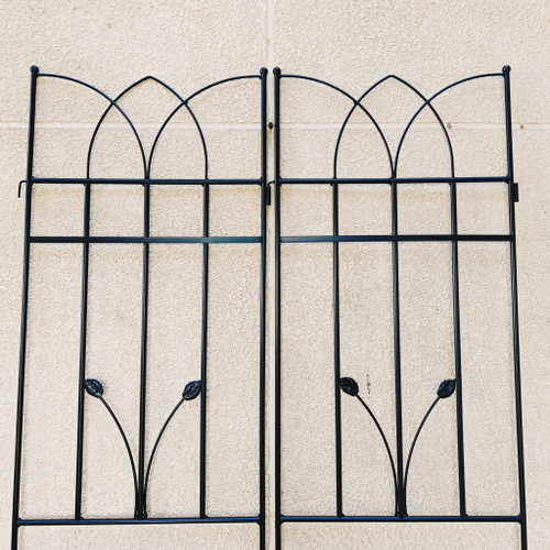 Metal Garden Trellis Rustproof For Climbing Plants Outdoor Flower Support