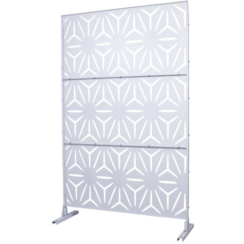 Outdoor & Indoor Metal Privacy Screen, Freestanding Decorative Panels