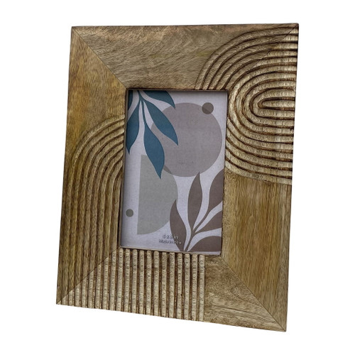 Wood 4 x 6" Arches Photo Frame - Natural