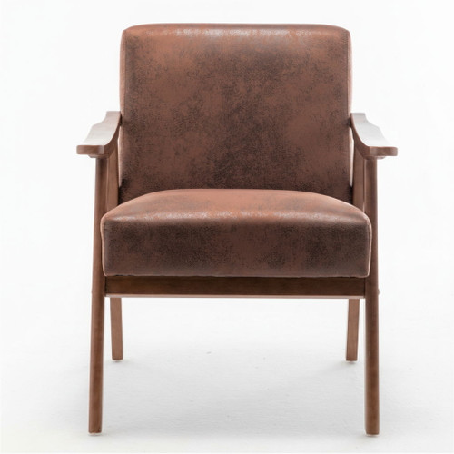 Accent Chair, Classic Mid Century Modern For Extra Seating