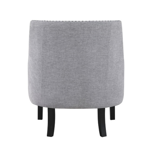 Charisma - Chenille Accent Chair - Gray