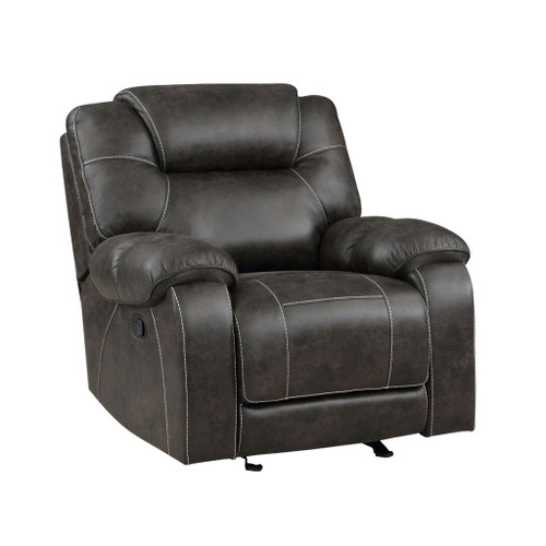 Gainesville - Glider Reclining Chair - Chocolate
