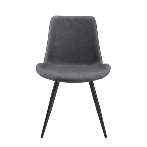 Brixley - Side Chair (Set of 2) - Dark Gray