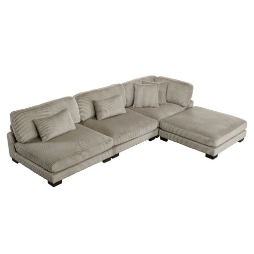 Traverse - Sectional With Ottoman