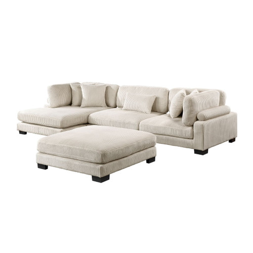 Traverse - Sectional With Ottoman