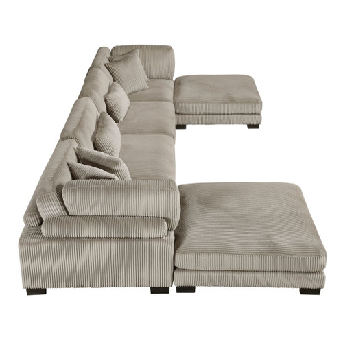 Traverse - Sectional With Ottoman