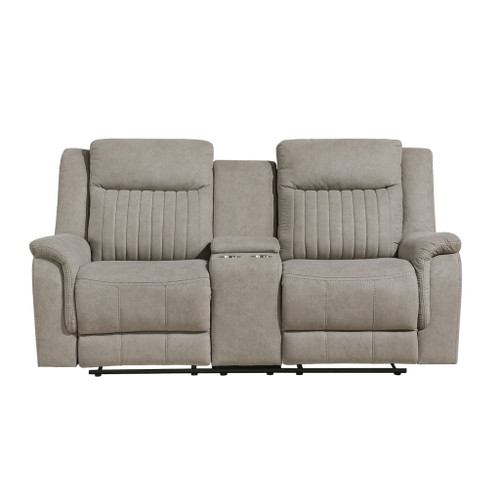 Dean - Double Reclining Loveseat With Center Console
