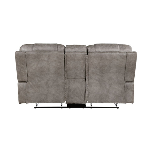 Oberon - Double Reclining Loveseat With Center Console