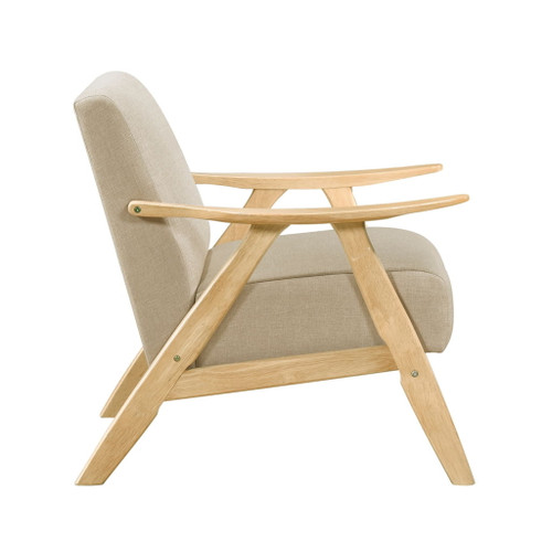 Damala - Accent Chair Light Brown Base