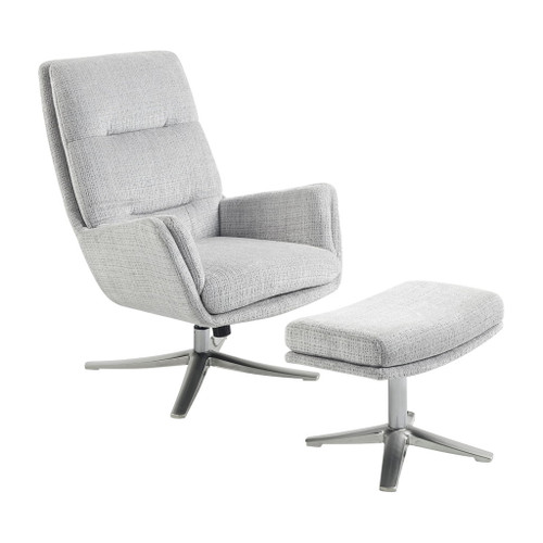 Parker - Swivel Chair With Ottoman