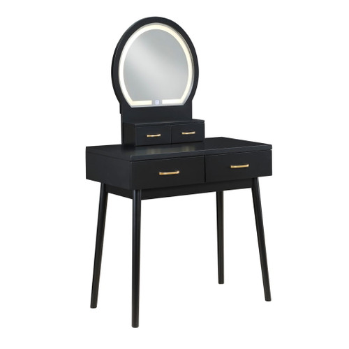 Camilla - Vanity Dresser With Mirror And Stool