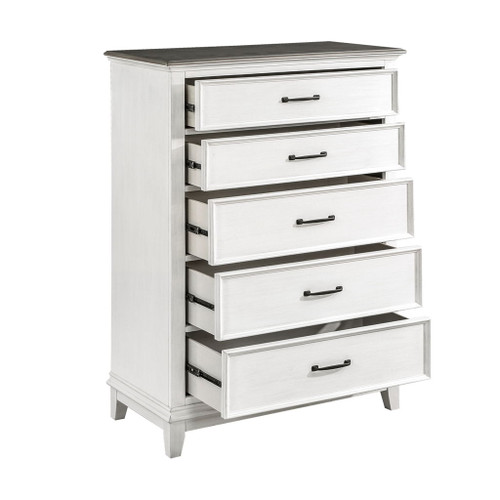 Chesterton - Chest - White / Brown