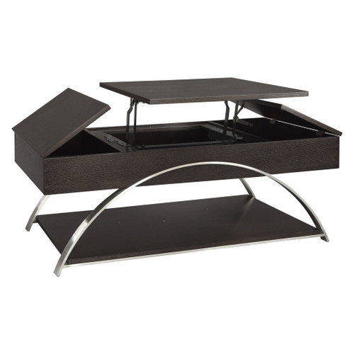 Tioga - Lift Top Cocktail Table - Brown