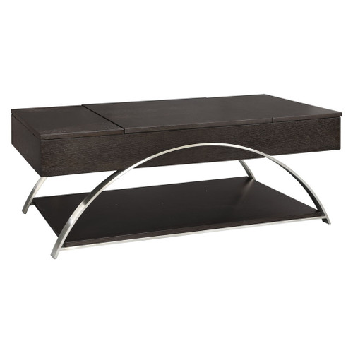 Tioga - Lift Top Cocktail Table - Brown