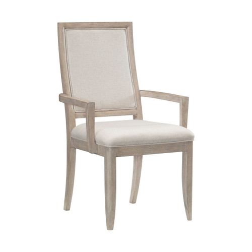 McKewen - Arm Chair (Set of 2) - White / Gray