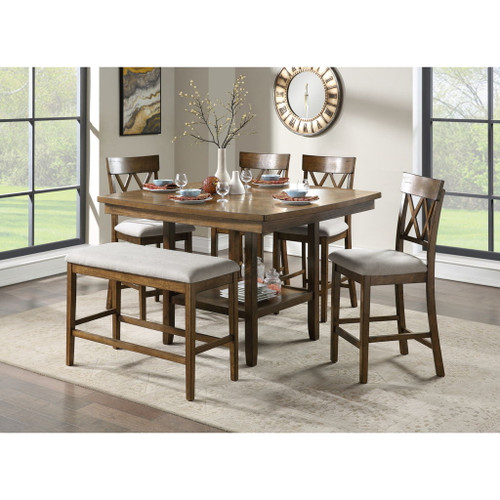 Balin - Counter Height Table - Oak