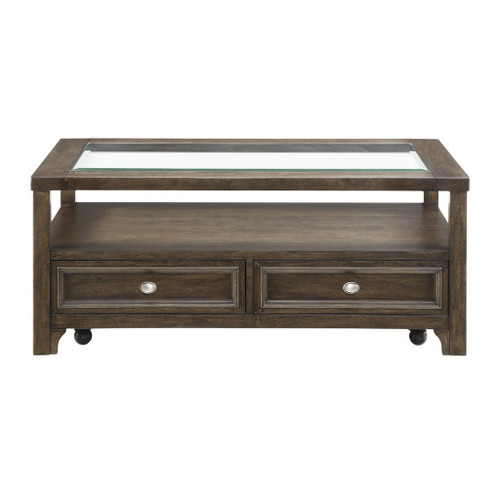Auburn - Cocktail Table - Brown