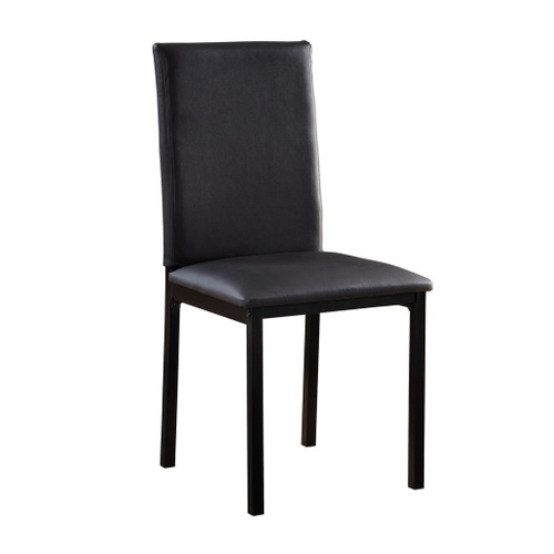 Tempe - Faux Leather Side Chair (Set of 4) - Black