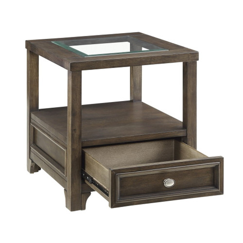 Auburn - End Table - Brown