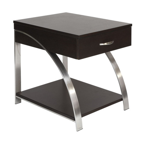 Tioga - End Table - Brown