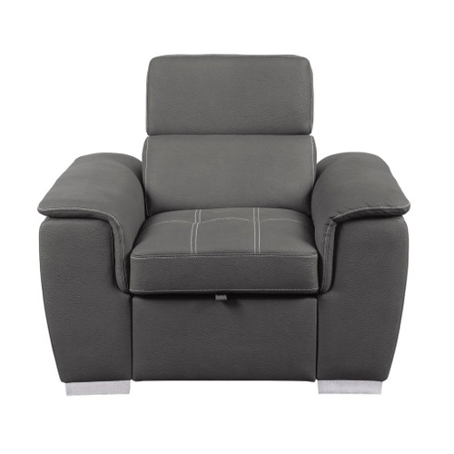 Ferriday - Chair With Pull-Out Ottoman