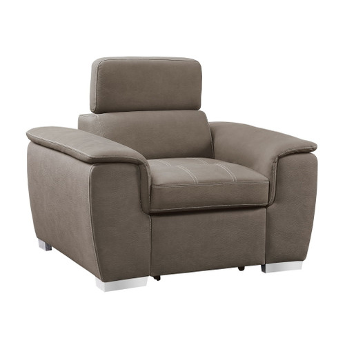 Ferriday - Chair With Pull-Out Ottoman