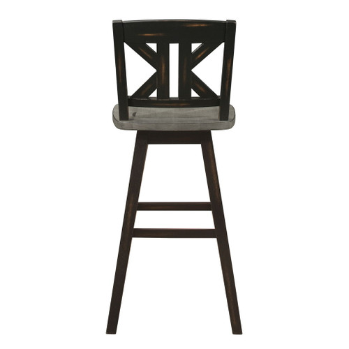 Amsonia - Swivel X-Back Pub Height Chair (Set of 2)
