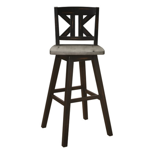 Amsonia - Swivel X-Back Pub Height Chair (Set of 2)