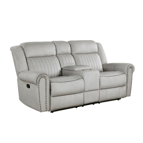 Brennen - Double Reclining Loveseat With Center Console