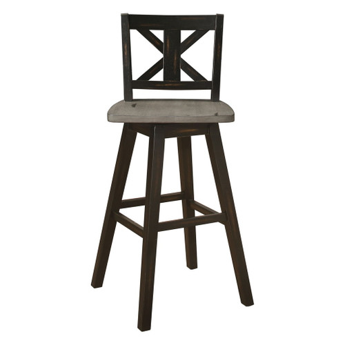 Amsonia - 29" Swivel X-Back Pub Height Chair (Set of 2)