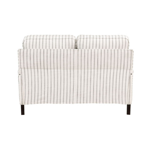 Landrum - Loveseat - White / Gray