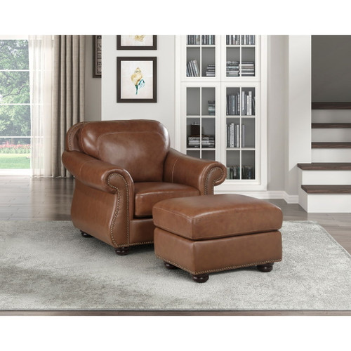 Attleboro - Ottoman - Camel Brown