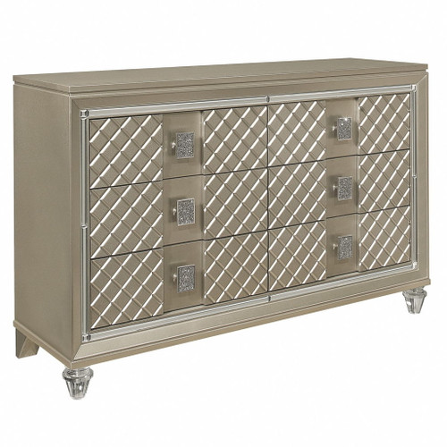 Loudon - Dresser - Gold / Silver / Champagne