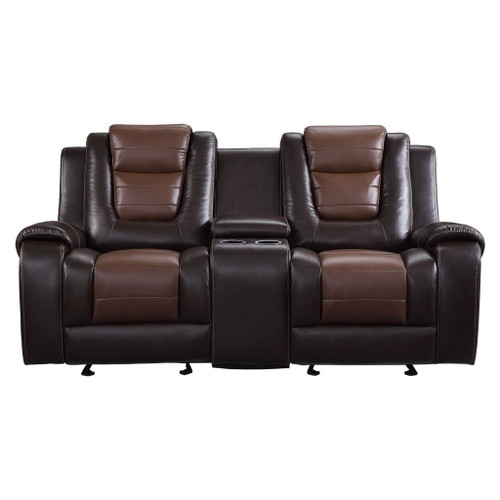 Briscoe - Double Glider Reclining Loveseat With Center Console