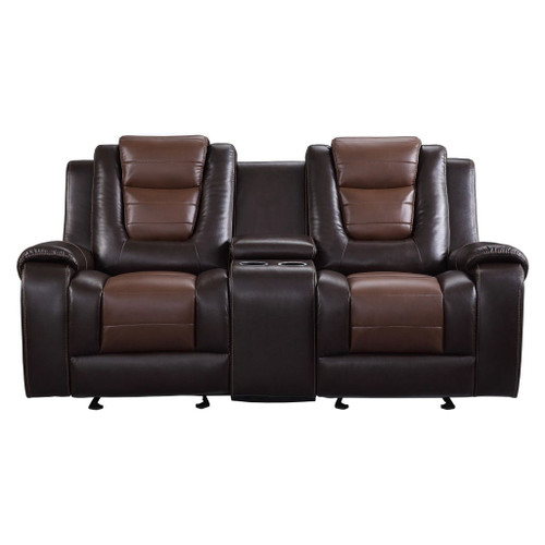 Briscoe - Double Glider Reclining Loveseat With Center Console