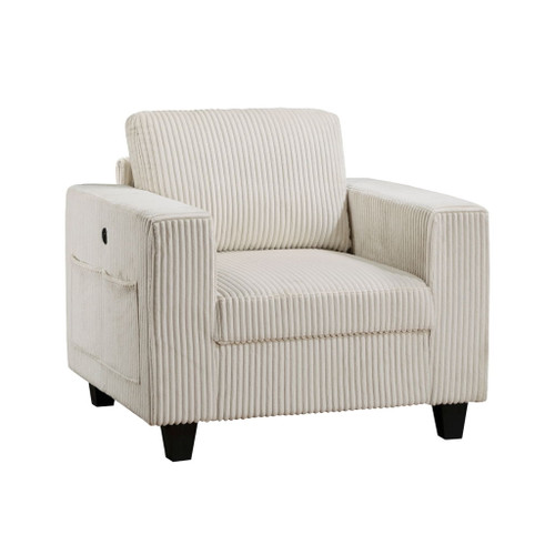 Walterboro - Chair With Storage Pouches And Charging Ports