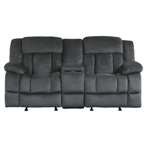 Laurelton - Double Glider Reclining Loveseat With Center Console