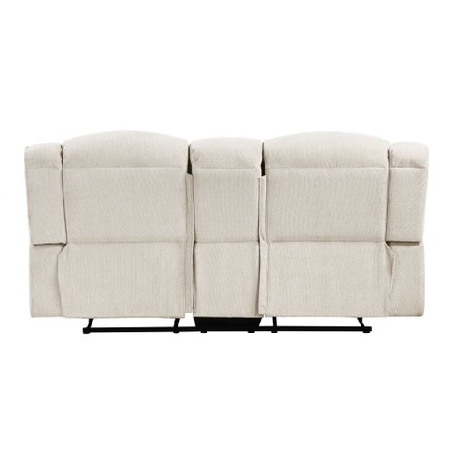 Nutmeg - Double Reclining Loveseat With Center Console
