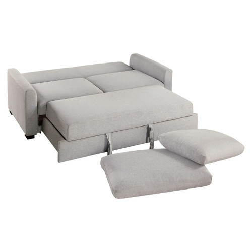 Price - Convertible Studio Sofa With Pull-Out Bed - Gray