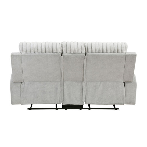 Benton - Double Reclining Loveseat - Light Gray