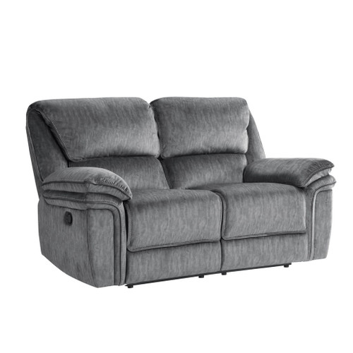 Muirfield - Double Reclining Loveseat - Gray