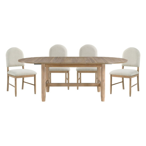 Myrna - 5 Piece Set (Table & 4 Side Chairs) - Natural