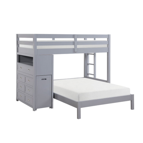 Sloane - Loft Bunk Bed With Chest And Hidden Desk