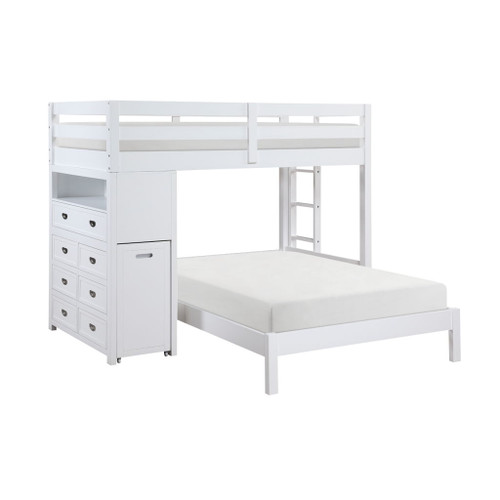 Sloane - Loft Bunk Bed With Chest And Hidden Desk