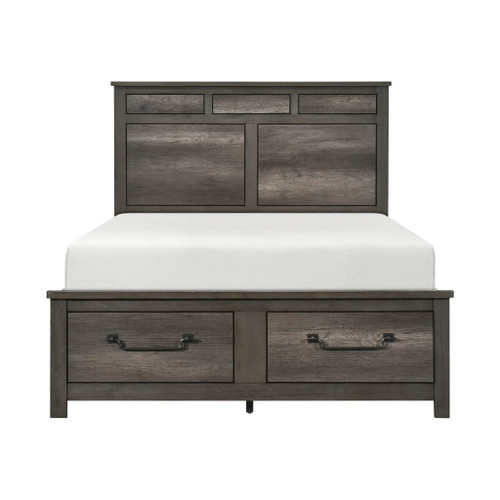 Lenior - Platform Bed With Storage Footboard