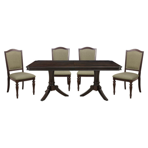 Marston - 5 Piece Dining Room Set (Table & 4 Side Chairs) - Cherry