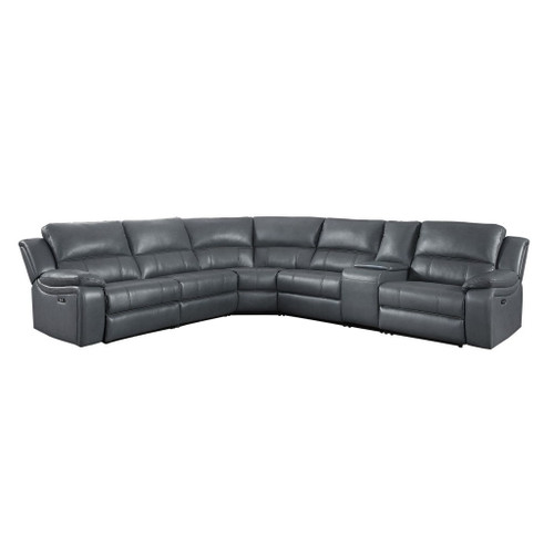 Falun - 6 Piece Modular Power Reclining Sectional